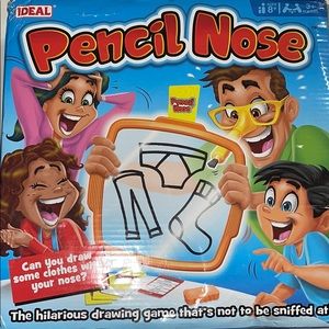 Pencil Nose Game.